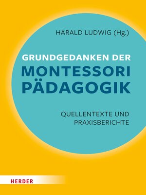 cover image of Grundgedanken der Montessori-Pädagogik
